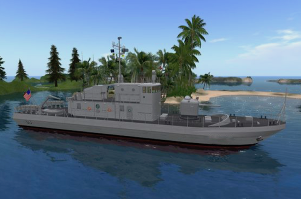 Retired Military Gunboat